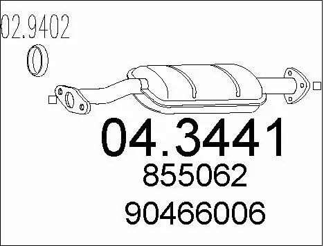 Catalytic Converter (04.3441)