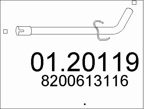 Exhaust Pipe (01.20119)