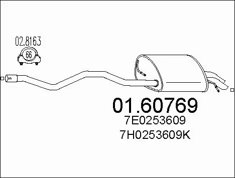 Rear Muffler (01.60769)