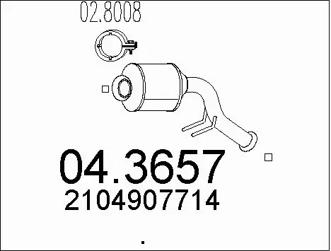 Catalytic Converter (04.3657)