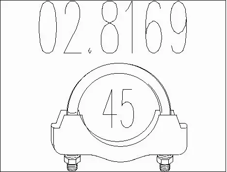 Pipe Connector, exhaust system (02.8169)