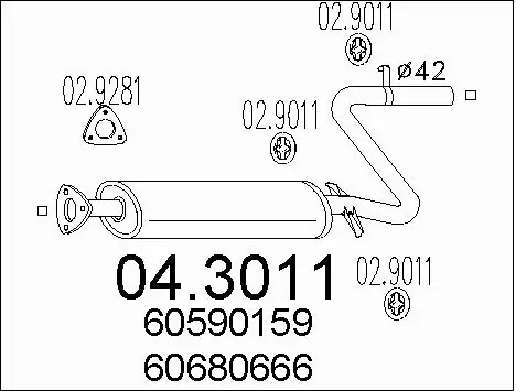 Catalytic Converter (04.3011)