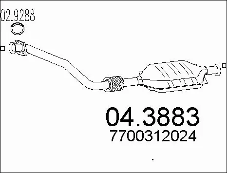 Catalytic Converter (04.3883)