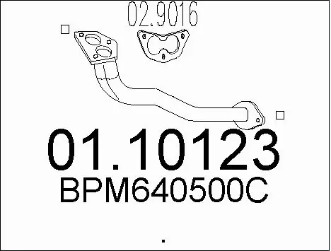 Exhaust Pipe (01.10123)