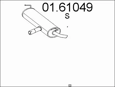 Rear Muffler (01.61049)