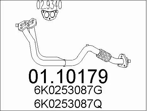 Exhaust Pipe (01.10179)