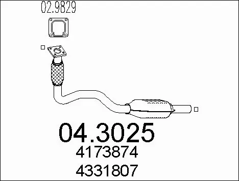 Catalytic Converter (04.3025)