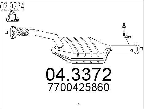Catalytic Converter (04.3372)