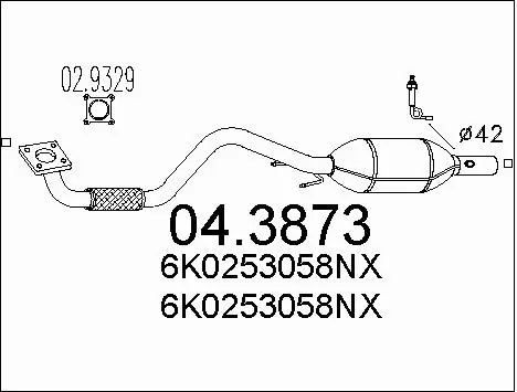 Catalytic Converter (04.3873)