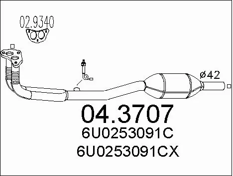 Catalytic Converter (04.3707)