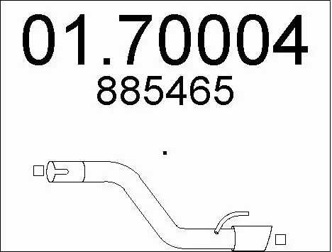 Exhaust Pipe (01.70004)