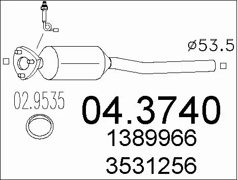 Catalytic Converter (04.3740)
