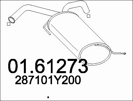 Rear Muffler (01.61273)