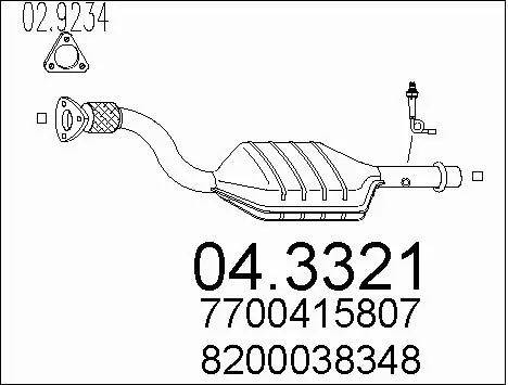Catalytic Converter (04.3321)