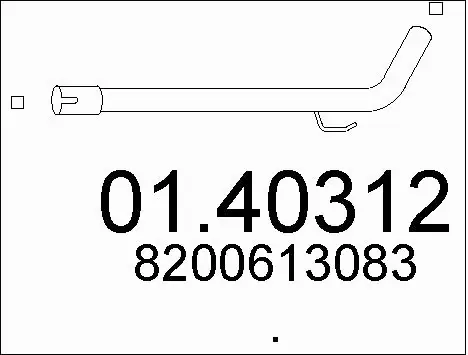 Exhaust Pipe (01.40312)