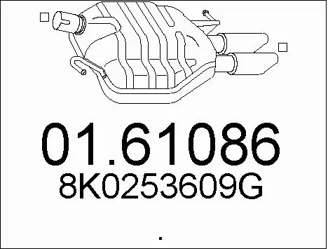 Rear Muffler (01.61086)