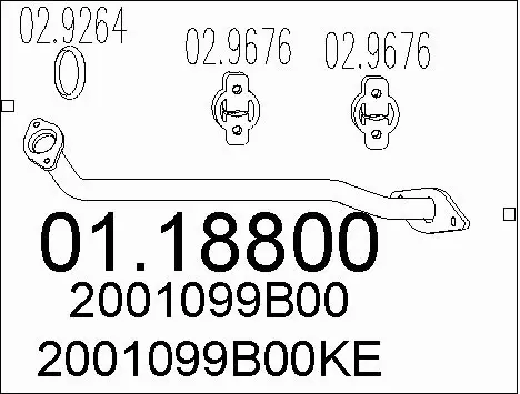 Exhaust Pipe (01.18800)