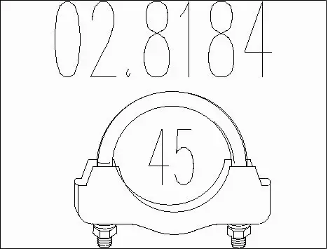 Pipe Connector, exhaust system (02.8184)