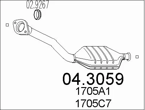 Catalytic Converter (04.3059)