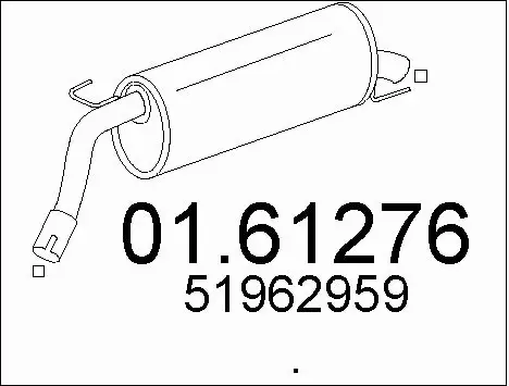 Rear Muffler (01.61276)