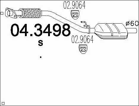 Catalytic Converter (04.3498)