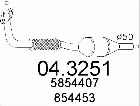 Catalytic Converter (04.3251)