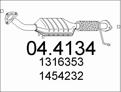 Catalytic Converter (04.4134)