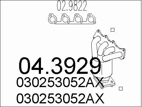 Catalytic Converter (04.3929)