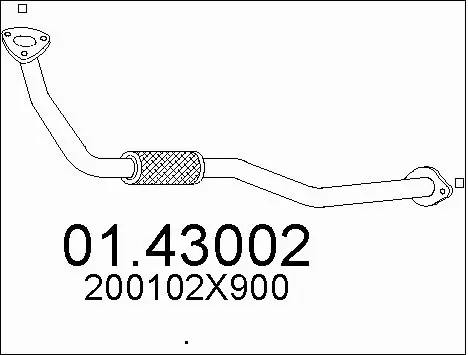 Exhaust Pipe (01.43002)
