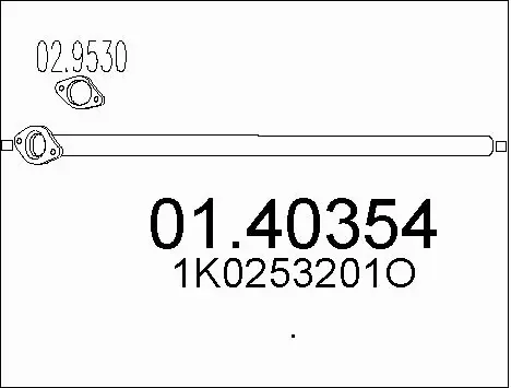 Exhaust Pipe (01.40354)