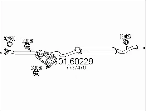 Rear Muffler (01.60229)