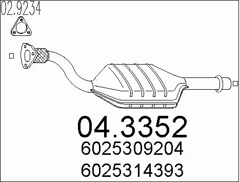 Catalytic Converter (04.3352)