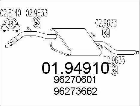 Rear Muffler (01.94910)
