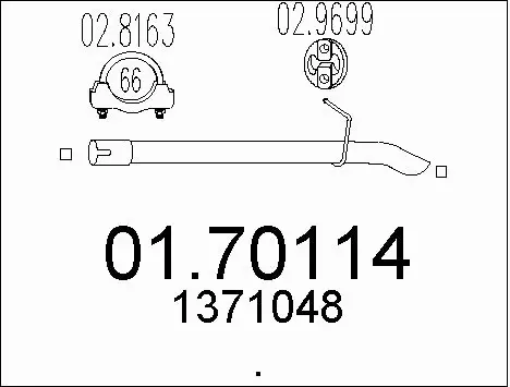 Exhaust Pipe (01.70114)