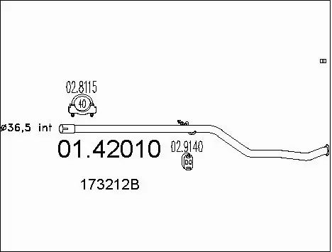 Exhaust Pipe (01.42010)
