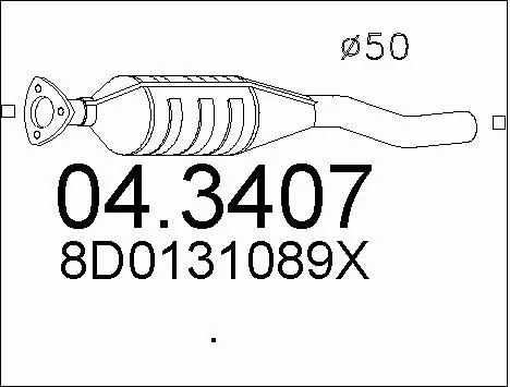 Catalytic Converter (04.3407)