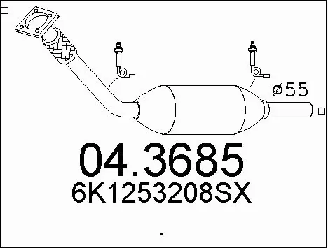Catalytic Converter (04.3685)