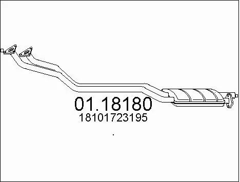 Exhaust Pipe (01.18180)