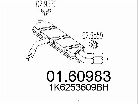 Rear Muffler (01.60983)