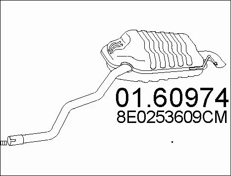 Rear Muffler (01.60974)