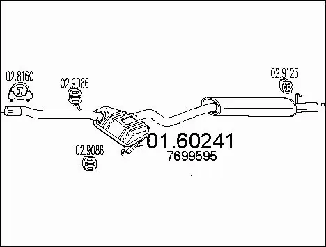Rear Muffler (01.60241)