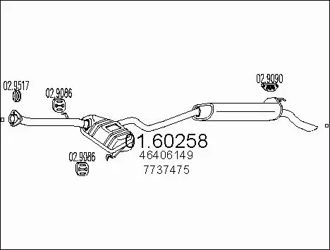 Rear Muffler (01.60258)