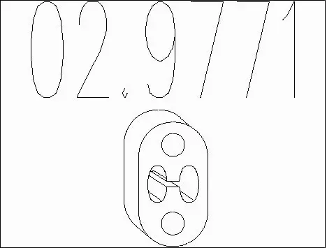 Rubber Buffer, muffler (02.9771)