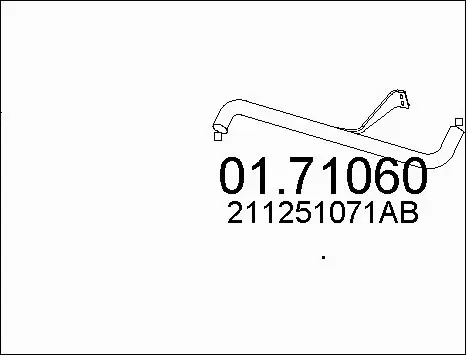 Exhaust Pipe (01.71060)