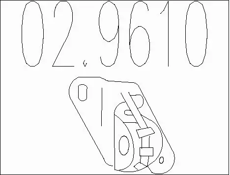 Rubber Buffer, muffler (02.9610)