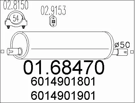 Rear Muffler (01.68470)