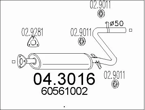 Catalytic Converter (04.3016)