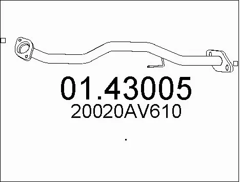 Exhaust Pipe (01.43005)