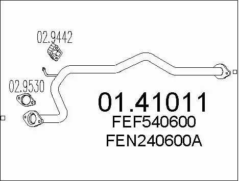 Exhaust Pipe (01.41011)