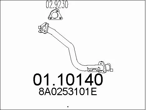 Exhaust Pipe (01.10140)